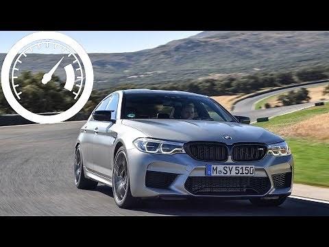 BMW M5 Competition F90 acceleration: 0-60 mph, 0-100 km/h, 0-300 km/h :: [1001cars]