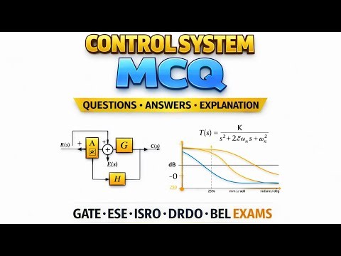 ECE PSU Preparation: Control System PYQs Solved | GATE/DRDO/ISRO/BEL MCQs