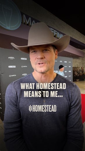 12K views · 123 reactions | Homestead. One simple word with so much meaning. What does Homestead mean to you? . . . #HomesteadMovie #HomesteadTVSeries #InTheatersNow #AngelStudios | Homestead | Facebook