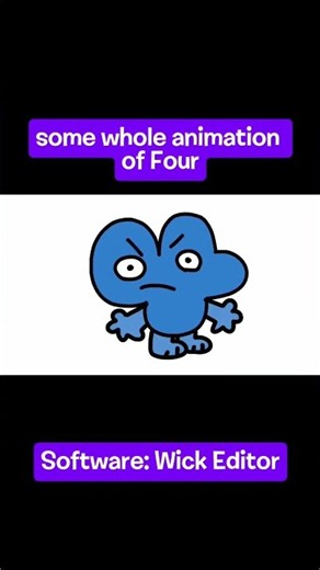 first animation in Wick Editor #bfdi #animation