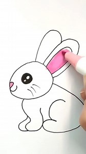 104K views · 762 reactions | Easy bunny  drawing tutorial  . #bunny #creative #easydrawimgforbginners #explorepage #artist #fbreelsfypシ゚viralシ | Easy drawing for kids24 | Facebook