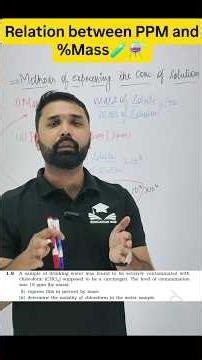 class 12 chemistry chapter 1 solutions Ppm and % by mass#chemistryclass12 #pcm_wale_sir #solutions