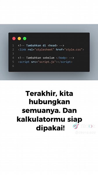 buat kalkulator diskon gampang banget #kalkulator #diskon #kalkulatirdiskon #coding #edukasi #htmlcss #javascript