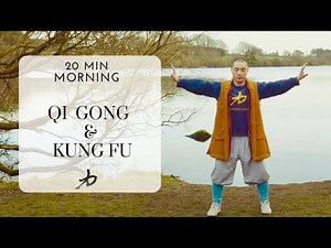 2023 | 20 Min - Morning Qi Gong & Kung Fu Workout Routine | Open up and Let Go 🍀