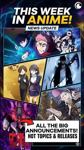 Anime News Update: The Big Announcements 📢 #anime #animeedit #animeshorts #animenews