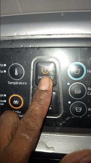 How to enter test or diagnostic mode on a Samsung washing machine