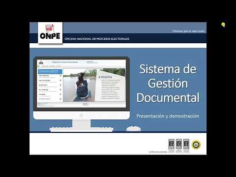 Presentación del Sistema de Gestión Documental - ONPE