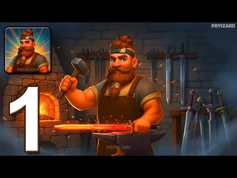 Forge & Fortune - Gameplay Walkthrough Part 1 - Forge Swords Earn Gold (iOS, Android)