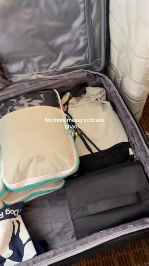 Ultimate Suitcase Packing Hack: Perfectly Fit Everything in Minutes! #TravelTips #PackingHacks