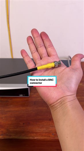 Hướng dẫn lắp đặt đầu nối BNC đơn giản