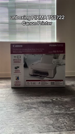 unboxing PIXMA TS3722 Canon Printer #printer #canonprinter #canon #pixmats3722 #pixmaprinter #unboxing #fypage