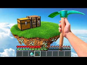 Minecraft in Real Life POV - ONLY ONE BLOCK SURVIVAL - Realistic Animation Texture Pack Film