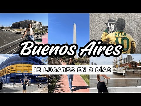 Buenos Aires: 15 lugares turísticos para visitar en 3 días