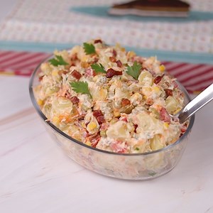 9.5K views · 178 reactions | This Mayonnaise Salad With Bacon is Perfect For Your Sunday Lunch!!! | Top Recipes | Facebook