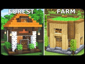 3 Survival Starter Bases for Your First Days in Minecraft!