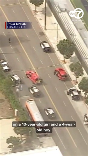 (10/11/26) Two children, a 10-year-old girl and a 4-year-old boy, were killed in a shooting in Los Angeles' Pico-Union neighborhood Sunday, police said. Investigators say a man shot the children before turning the gun on himself. Click the link for more details.