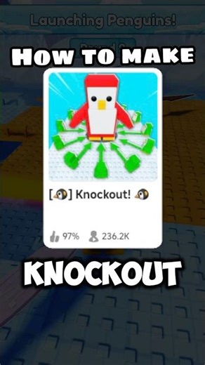 HOW TO MAKE KNOCKOUT IN ROBLOX STUDIO