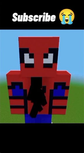 I Build Spiderman Statue In Minecraft!🔥💀