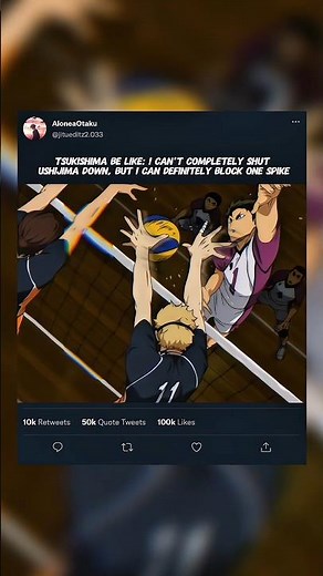The Day Tsukishima Silenced Japan’s Top Ace | Haikyuu | #anime #animeedit #haikyuu