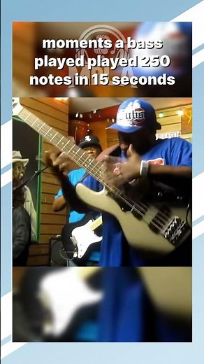 Larry Williams is one of the fastest bass players in the world