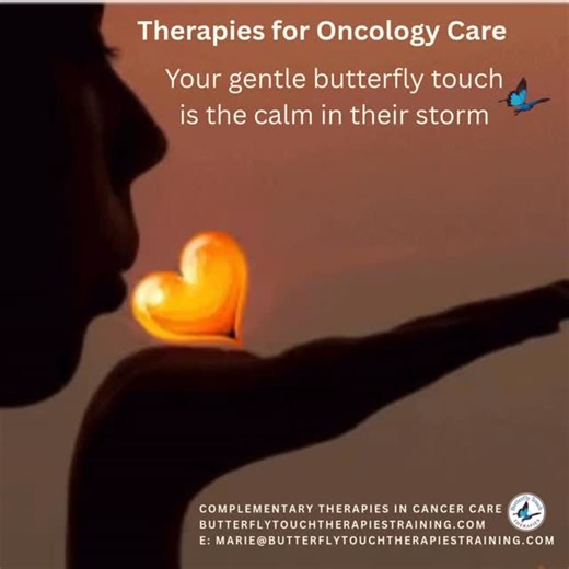 Complementary Therapies in Cancer Care 🦋 What do we do? In cancer care complementary therapies gently support and balance a system experiencing physical and emotional trauma by alleviating stress, reducing anxiety and improving quality of life .... and oh such much more 🦋 Award Winning Butterfly Touch Therapies Training provide individual and combined Oncology courses for Massage, Reflexology and Reiki practitioners 🙌 👣 🙏 CPD Accredited eLearning Oncology courses have been created with the 