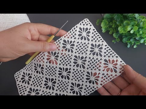 Learn to Crochet This Easy Floral Lace Pattern | Create Stunning Tablecloths, Shawls & Home Decor