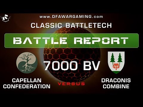 Classic BattleTech Battle Report: Capellan Confederation vs Draconis Combine