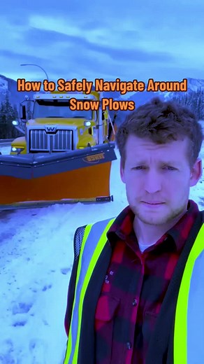 How to Safely Navigate Around Snow Plows and Protect Your Car #snowplowing #snowplow #snowwork #plowingsnow #winter #snow #blowingsnow