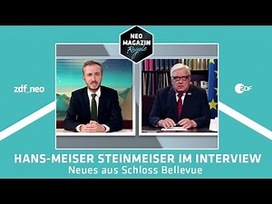 Hans-Meiser Steinmeiser im Interview - Neues aus Schloss Bellevue | NEO MAGAZIN ROYALE - ZDFneo