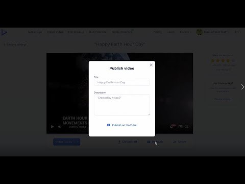 How to Publish a YouTube Video with Renderforest