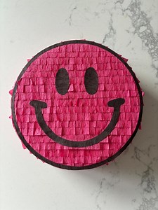 90s Pink Smiley Face Piñata - Etsy Australia