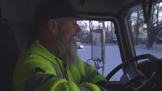 'Plowing is actually pretty fun': Inside the day-to-day of a snowplow driver staying busy this winter