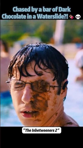 Chased by a bar of dark chocolate in a waterslide?!🍫💀