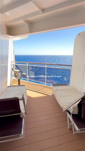 Sunlight, the music of the waves, and this endless Mediterranean blue… ☀️🌊💙📍MSc Divinia