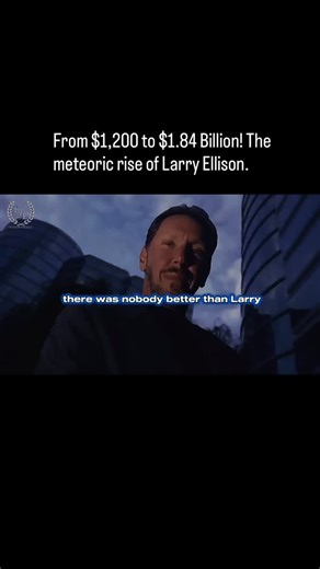 Economy For Elite on Instagram: "Context: Inspired by the Moconomy documentary « Business God | Software Billionaire » tracing Larry Ellison’s journey. From $1,200 to $1.84 Billion! The meteoric rise of Larry Ellison, the visionary who revolutionized the software industry. Larry Ellison started with $1,200 and built Oracle into a software empire, becoming one of the highest-paid executives with total earnings of $1.84 billion. His journey from Chicago to tech billionaire was fueled by relentless