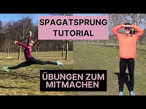 Spagatsprung Lernen - ein Tutorial für den Spagat in der Luft