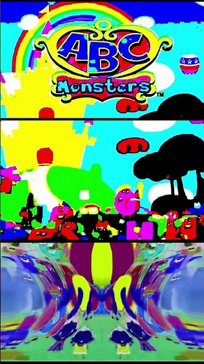 ABC Monsters Logo Sponsored By Gamavision Csupo Effects #shorts