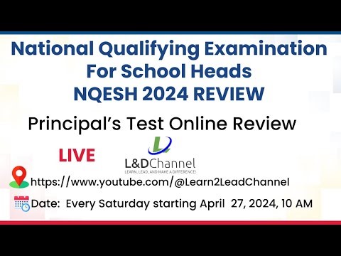 Online Review for the National Qualifying Examination for School Heads