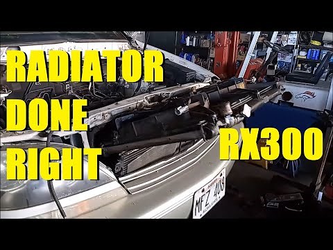 How to Replace the Radiator - The Right Way - Lexus RX300 3.0-liter V6 1MZ-FE