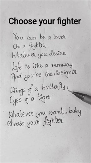 Choose your fighter -Ava Max lyrics