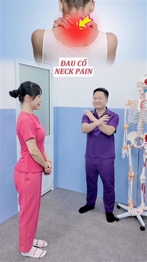 Neck exercises to relax muscles and improve range of motion. Train with Manh💪🏻 #vuducmanh76 #tips