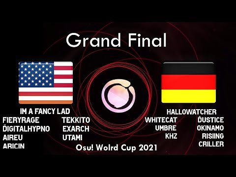 osu! World Cup 2021 Grand Finals | United States vs Germany (+BTMC +Chat)