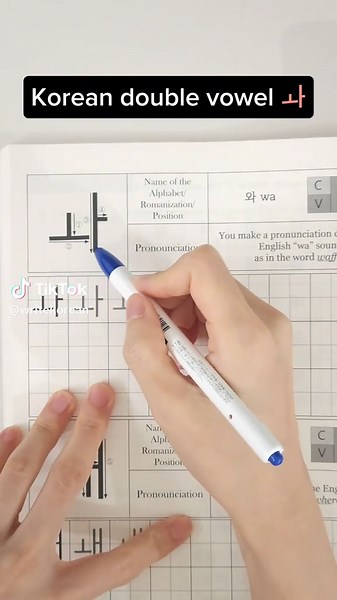 Learn Korean Double Vowel ㅘ for Beginners