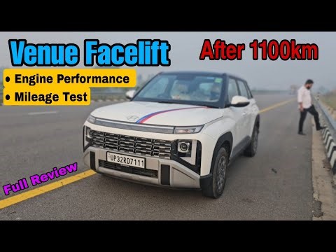 Hyundai Venue Facelift 2025 – Full Review After 1100 km | Engine performance & Real Mileage Test