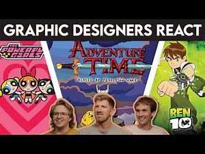 Graphic Designers React to ICONIC Cartoon Network Show Logos