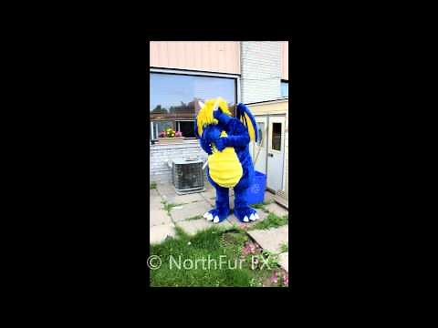 Cornwall the Dragon costume