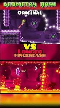 fingerdash vs *longer* fingerdash #geometrydash #gdupdate #gd #gaming #edits