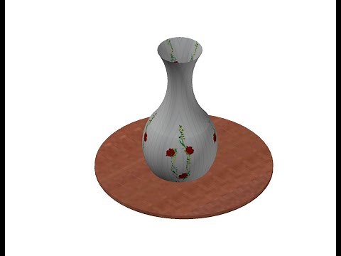 How to Create Flower Vase In AutoCad 3D