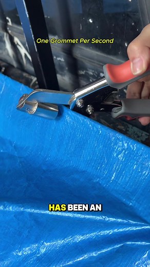 Handheld Grommet Tool — Punch & Set in One Squeeze