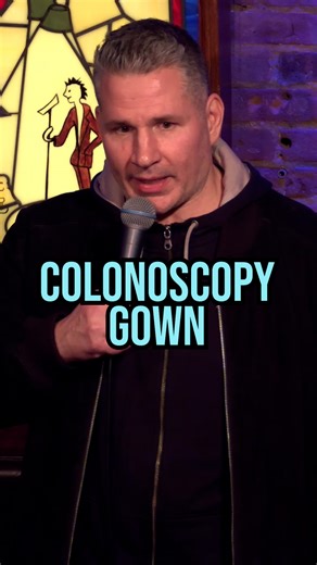 5.7K views · 133 reactions | Colonoscopy Gown - Comedian Mike Vecchione #mikevecchione #Colonoscopy #comedians #jokes #standupcomedy #comedian #funny | Mike Vecchione | Facebook